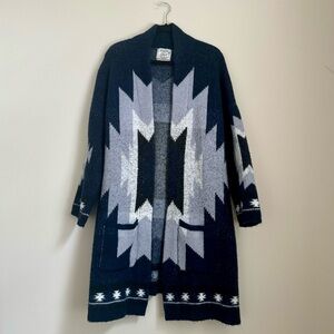 Fleece Knit Long Sweater